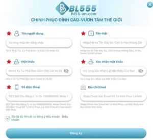 Các Bước Đăng Ký BL55